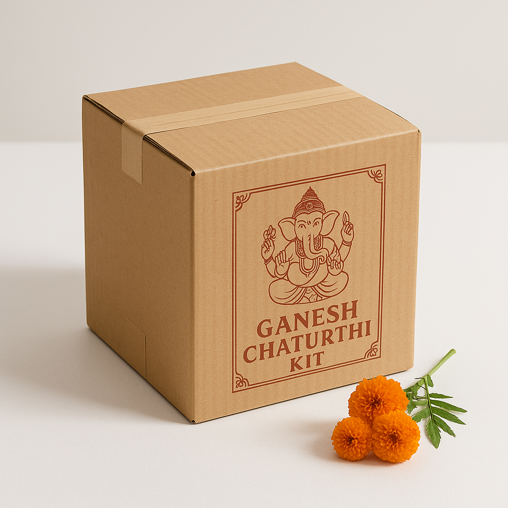 Ganesh Chaturthi Puja Kit – Complete Eco-Friendly Ritual Essentials - All in one kit
